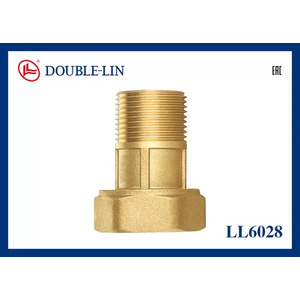 BRASS MALE X FEMALE CONNECTOR IN DUBAI U.A.E
