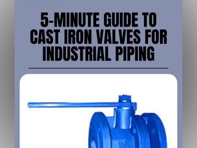5-Minute Guide to Cast Iron Valves for Industrial Piping