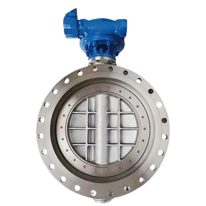 CF8 Stainless Steel Triple Eccentric Hard-Sealed Butterfly Valve Rotary Disc Worm Gear in DUBAI U.A.E