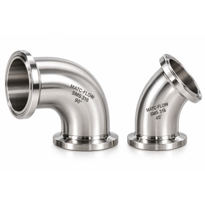 STAINLESS STEEL SANITARY ELBOW FITTINGS IN DUBAI U.A.E