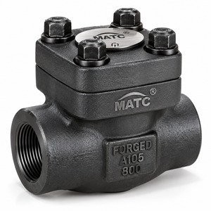 FORGED CARBON STEEL CHECK VALVE SCREWED NPT/ BSPT IN DUBAI U.A.E